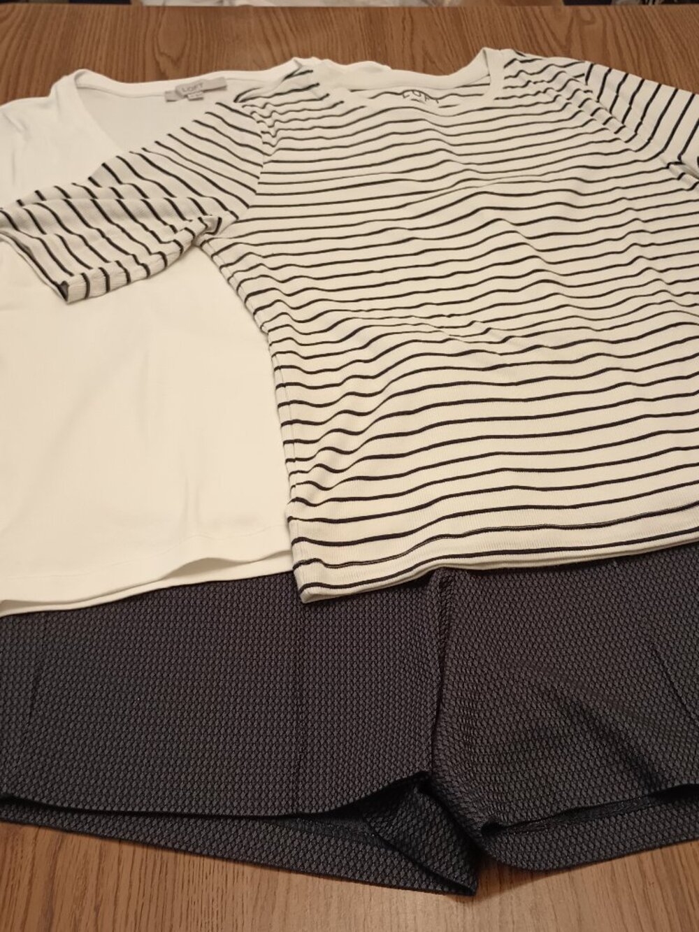 Loft Size L Knit T-shirts Set of 2 (NWOT)